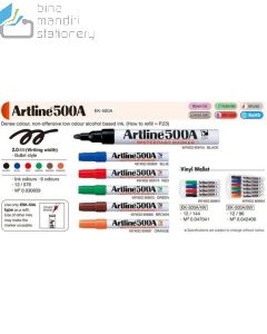 Gambar Spidol Papan Tulis Bullet Style Artline 500A Whiteboard Marker merek Artline