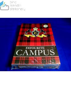 Gambar Atk Bintang Obor Buku Tulis Favourite 50 Lembar Campus Beli di Toko Bina Mandiri Stationery harga murah semua peralatan sekolah lengkap