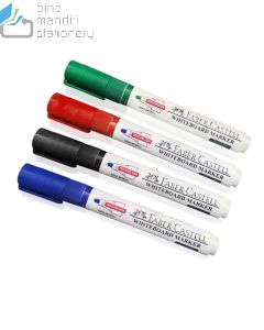 Faber-Castell Grip Marker Whiteboard Round Tip Red (158321) Spidol papan tulis merah