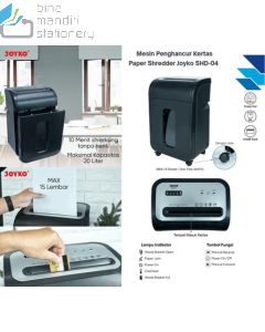 Gambar Mesin Penghancur Kertas Joyko Paper Shredder SHD-04 merek Joyko