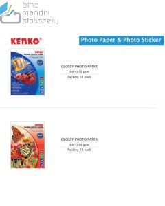 Gambar alat tulis Kertas Fotografi type Kenko Photo Paper GP-230-A4 Kertas Photo Glosy
