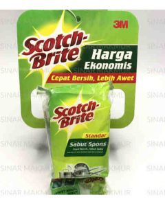 Katalog alat-alat kantor 3M Scotch Brite,  3M Scotch Brite Sabut Spons Hijau Basic New harga normal 4200 di Supplier Alat Tulis Bina Mandiri Stationery