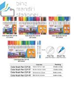 Foto Joyko Color Brush Pen CLP-39 (36 Color) Pena Kuas Warna Menggambar Melukis merek Joyko